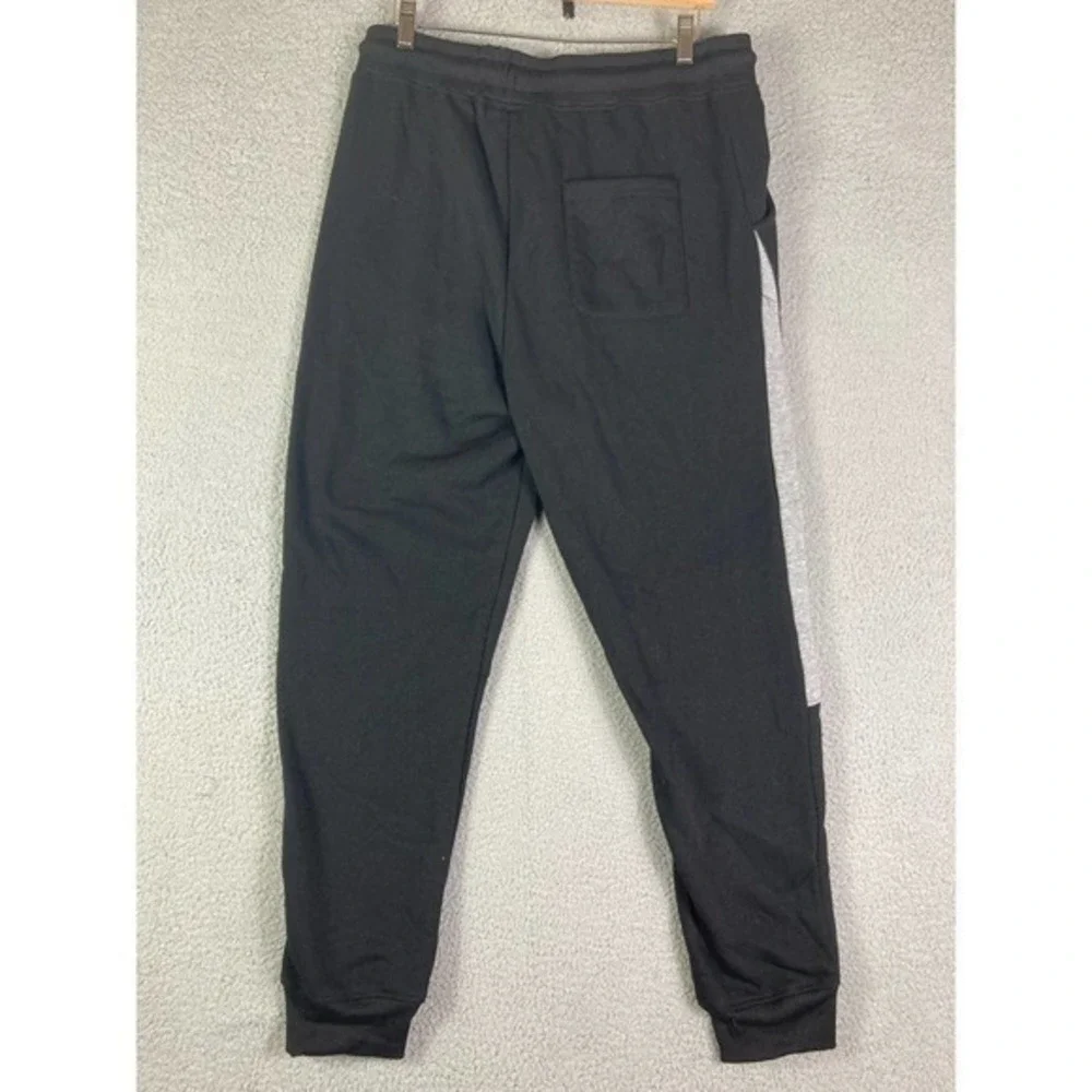 Sweatpants Mens New Fleece Jogger Pants Athletic Joggers Black Galaxy Size Large